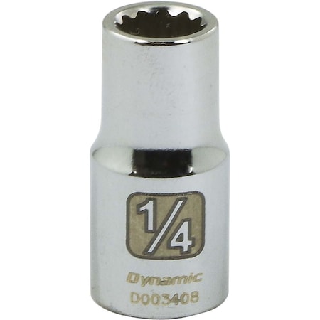 Dynamic 1/4" Drive, 1/4" SAE Socket, 12 Points D003408